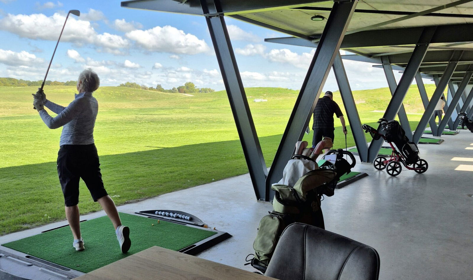 Driving range op Rotterdam