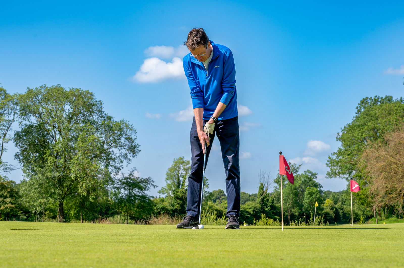 Golfer op De Breuninkhokf