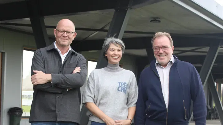 Hans Schaap, Joris Slooten en Mandy Boer van HGE | Artikel Golfers Magazine 2026