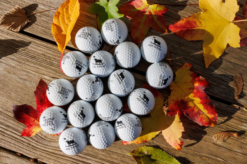 Golfballen van de Hollandsche Golfclub