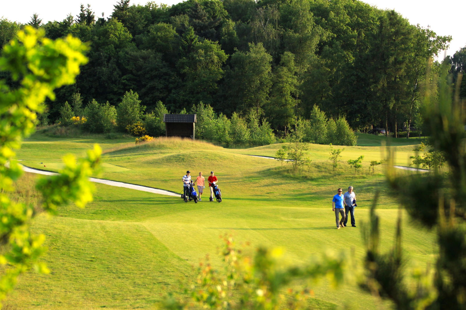 met vrienden golfen op Gendersteyn, vlakbij Eindhoven