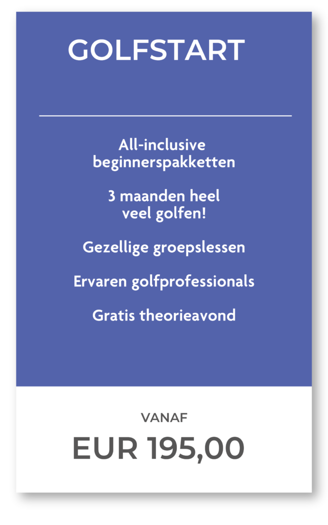 Beginnen met golf, Golfstart op de golfparken van de Hollandsche Golfclub
