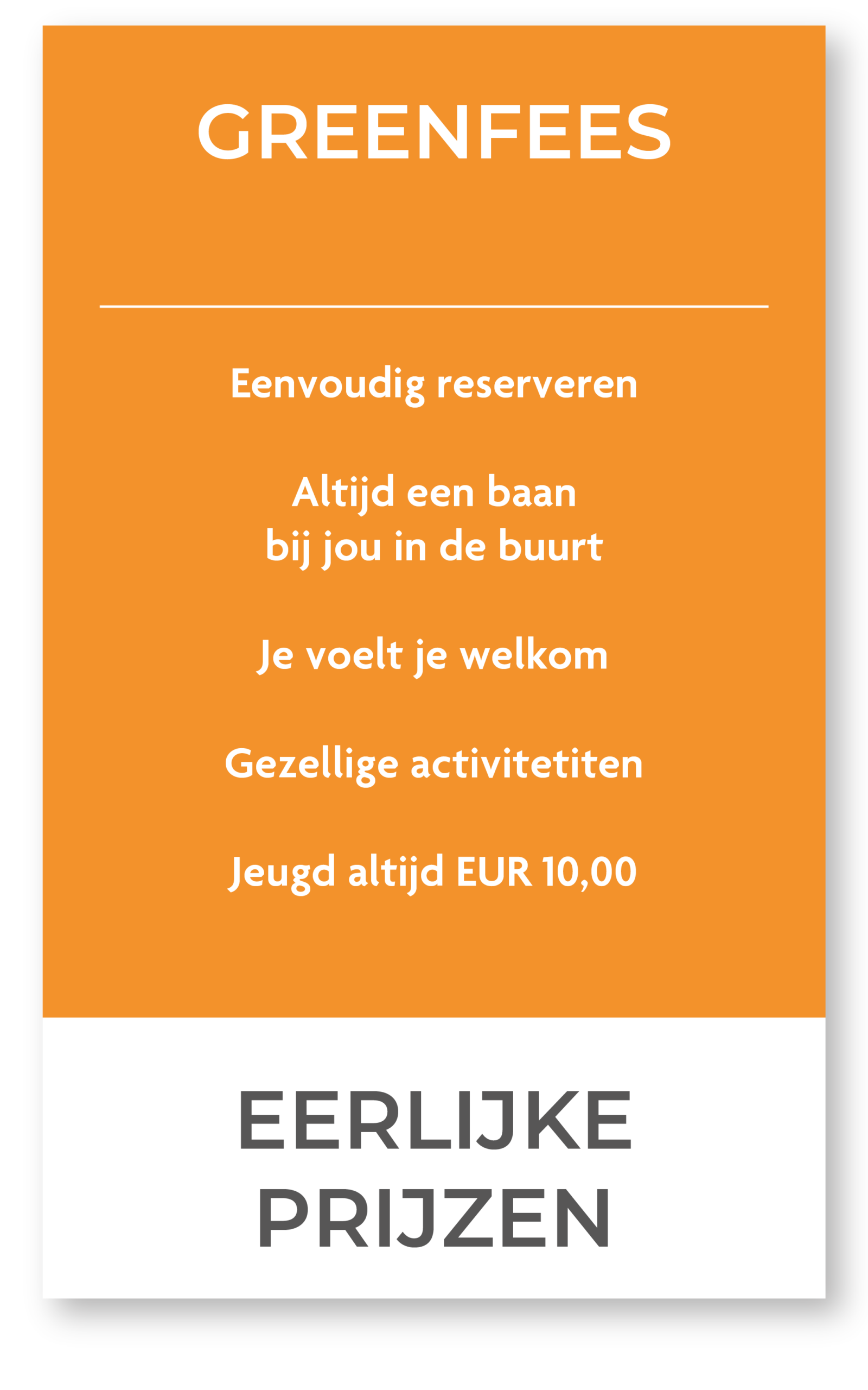 Greenfees op de golfparken van de Hollandsche Golfclub