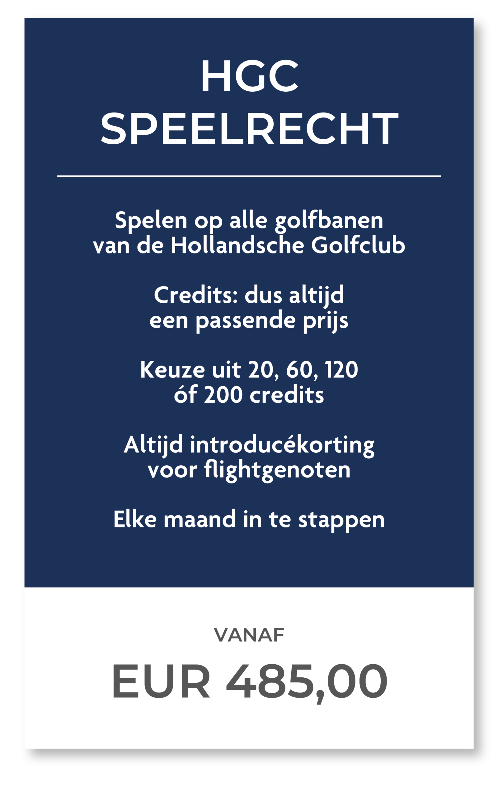 HGC Speelrechten