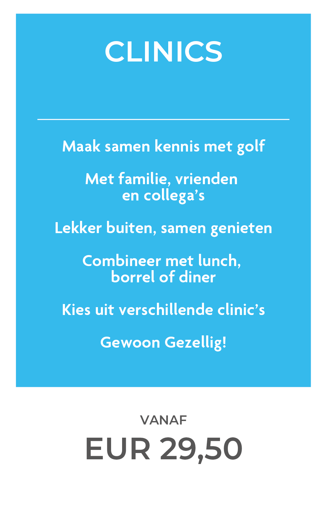 Clinics op de golfparken van Hollandsche Golfclub