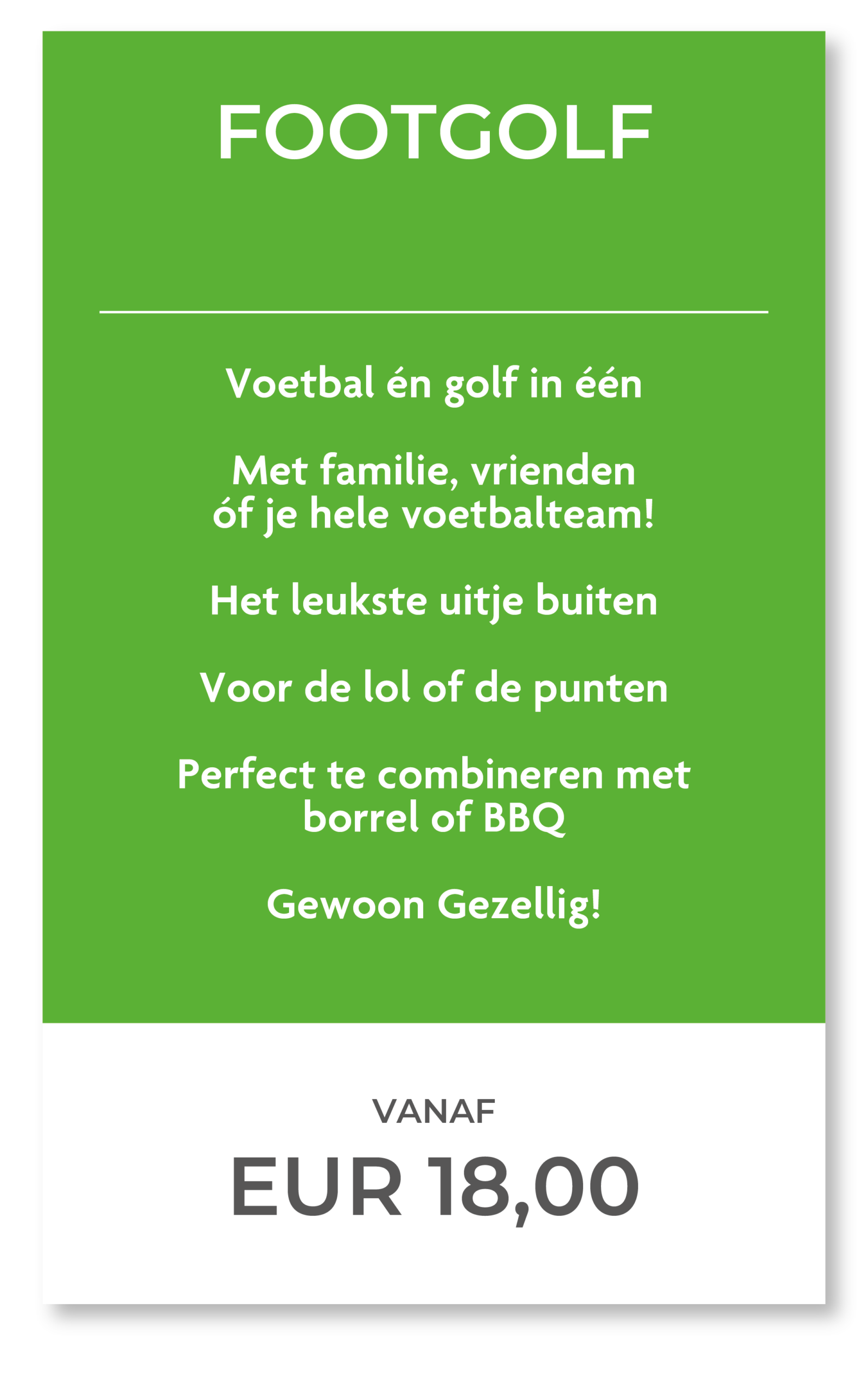 Footgolf op de golfparken van Hollandsche Golfclub