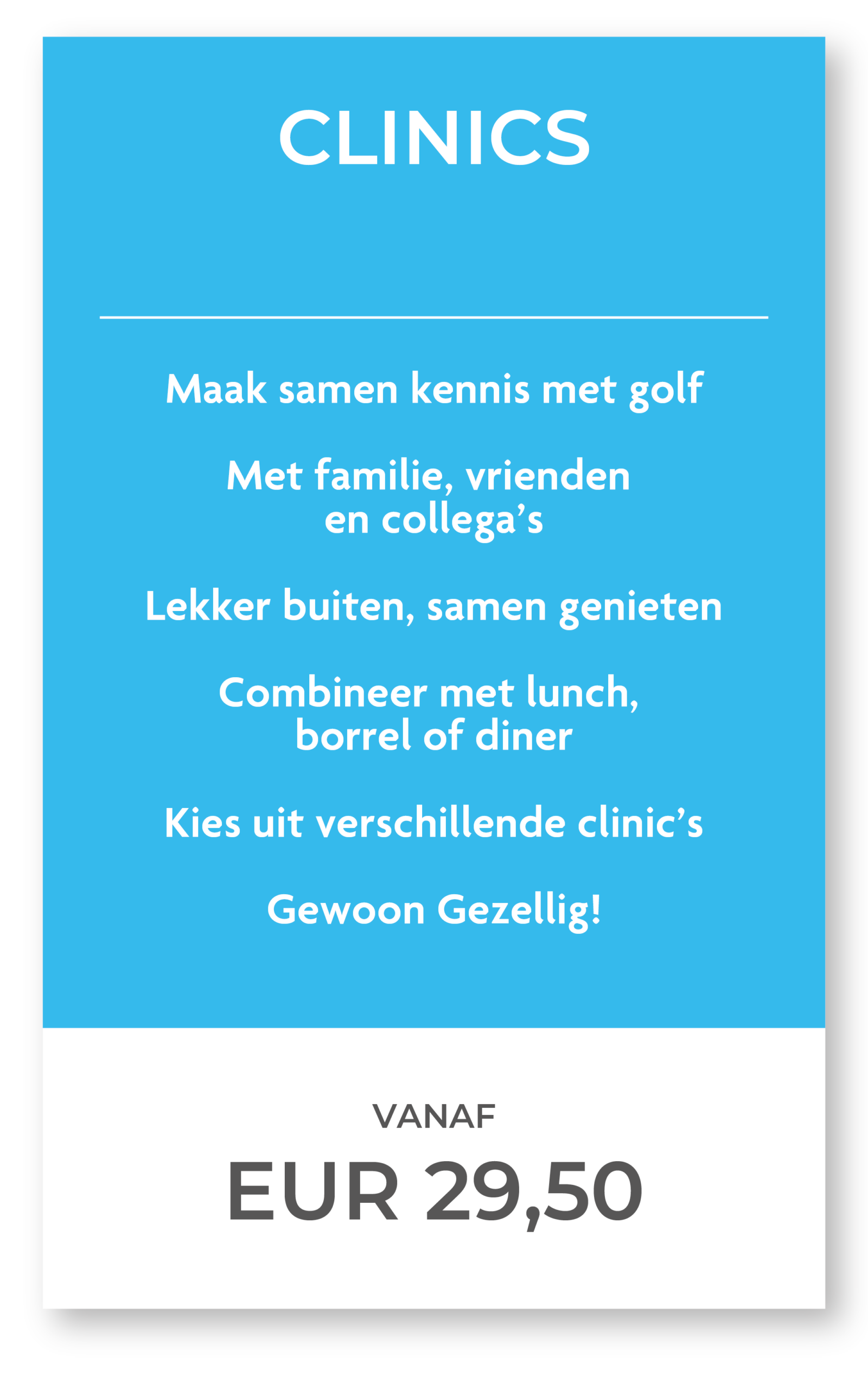 Clinics op de golfparken van Hollandsche Golfclub