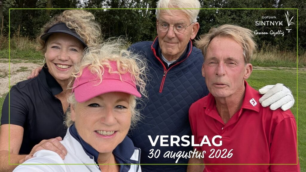Golfpark Sint Nyk | Verslag 30 augustus 2026