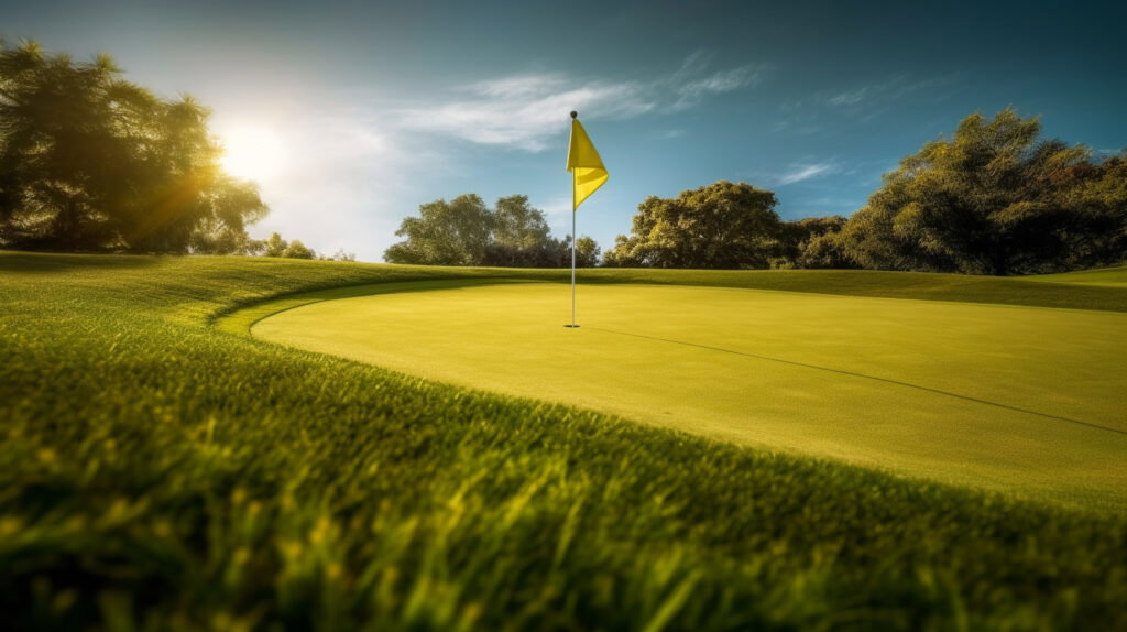 9 holes: geel 