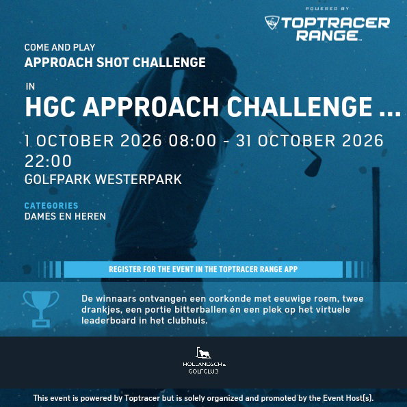 Westerpark | Toptracer Challenge oktober | Approach Challenge