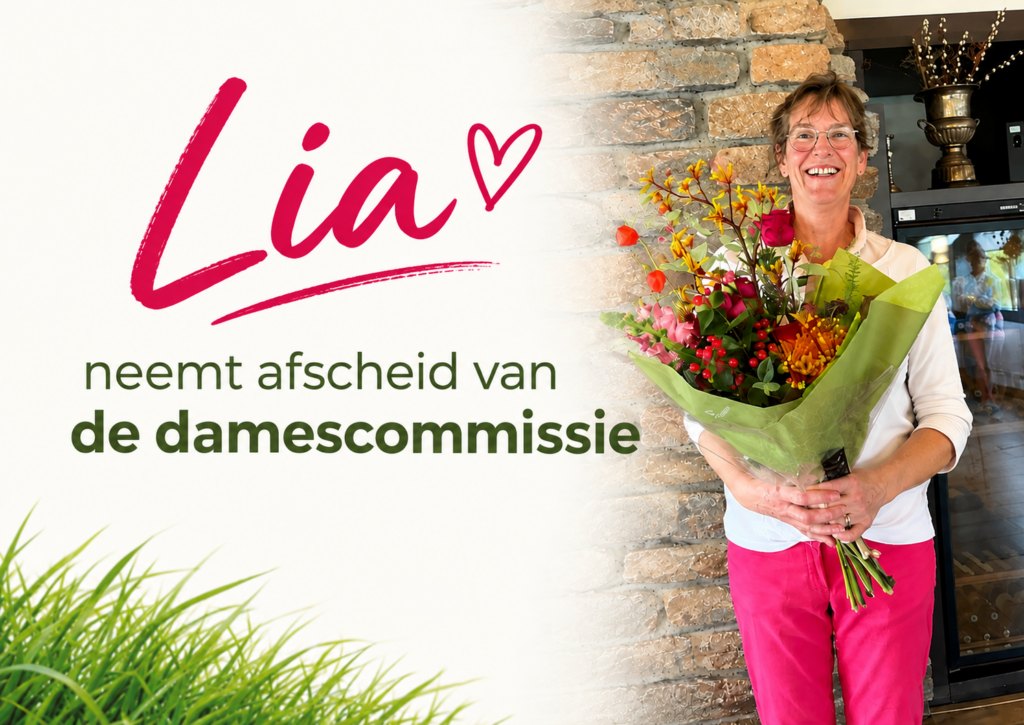 Golfpark De Haverleij | Afscheid Lia van de damescommissie